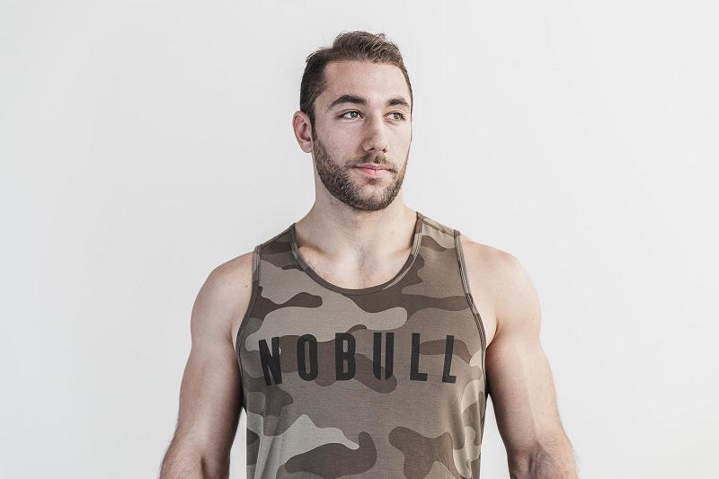 Men\'s Nobull Tank (CAMO) Tanks Camo | SG O2542K